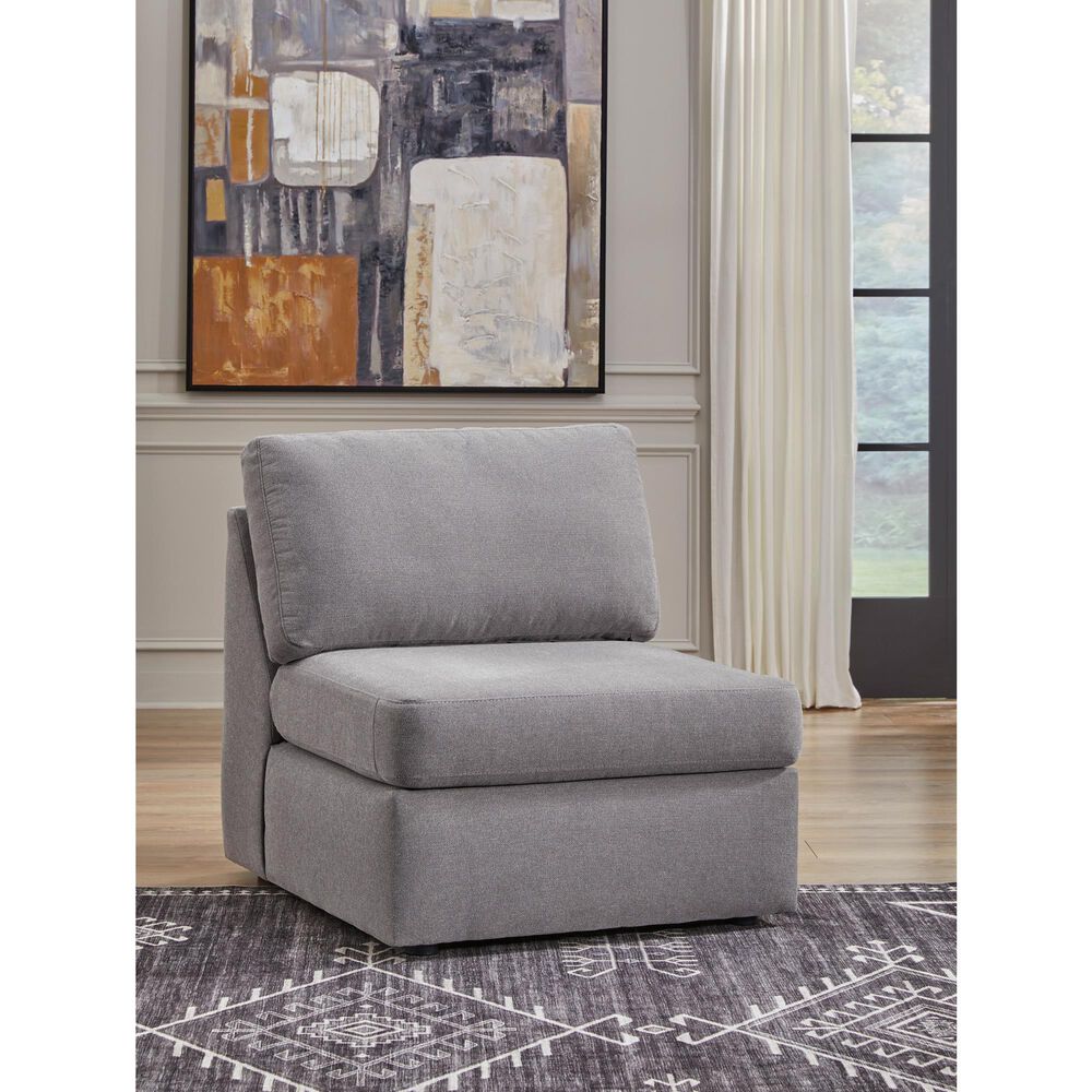 Ashley Modmax Armless Chair In Granite, , large