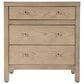 Butler Specialty Company Nora 3 Drawer Nightstand in Light Oak, , large