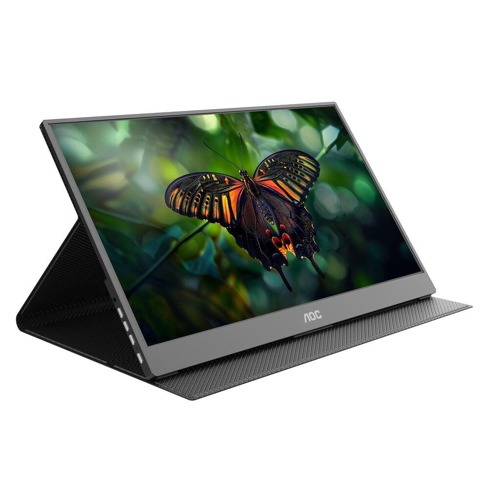 AOC 15.6&quot; Full HD IPS LED Portable Monitor in Black, , large