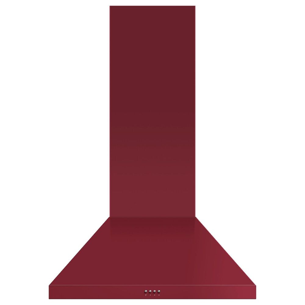 Fisher & Paykel 30" Classic Wall Hood with Pyramid Chimney in Red, , large