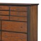 St Claire Home Fenmore 9-Drawer Dresser in Mocha and Distressed Cherry, , large