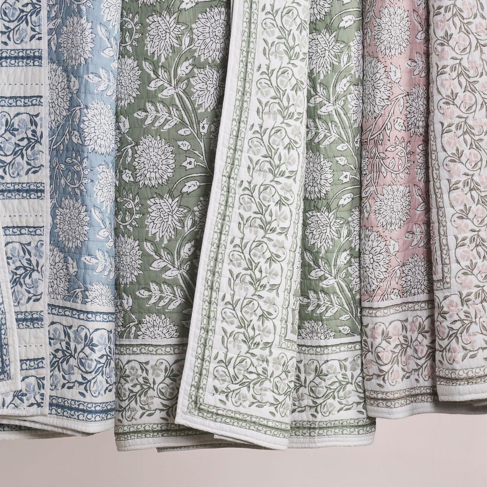 Levtex Adare 3-Piece Full/Queen Quilt Set in Sage, , large