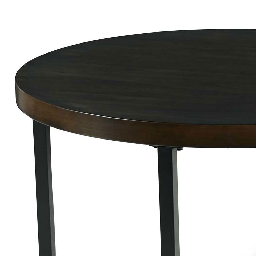 Steve Silver Yukon 5-Piece Nesting Cocktail Table Set in Walnut and Ebony, , large