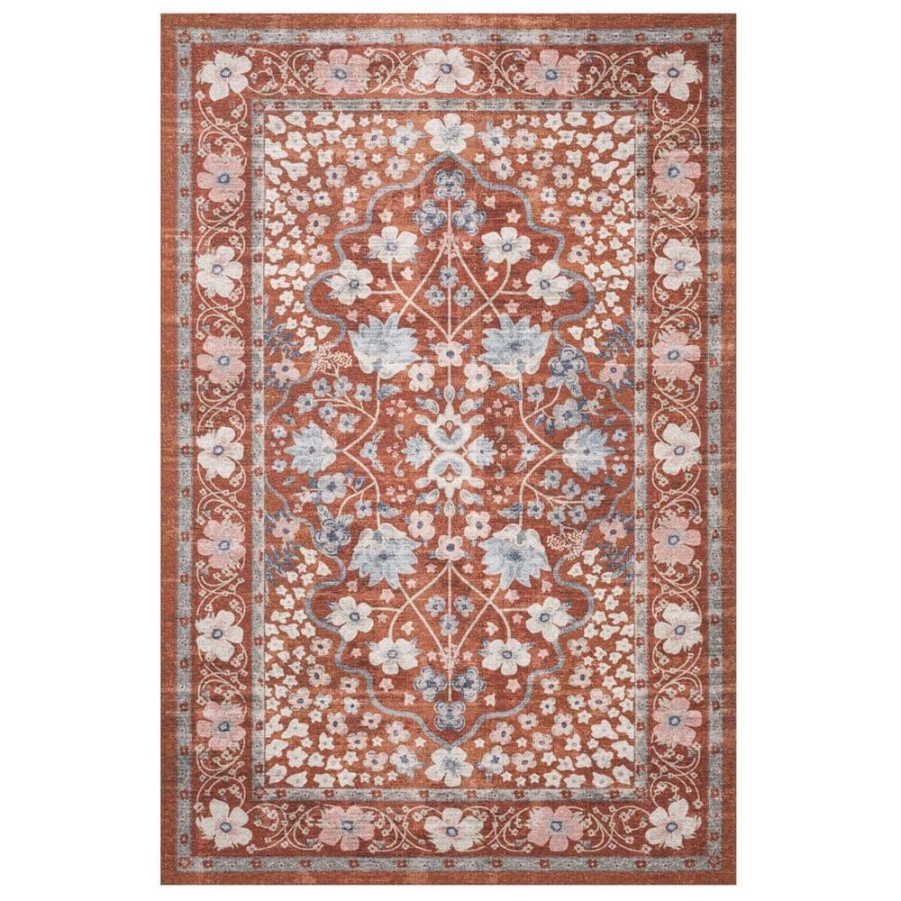 Rifle Paper Co. Palais PAL-02 3"9" x 5"9" Crimson Area Rug, , large