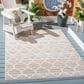 Safavieh Cabana CBN333F 8" x 10" Grey and Ivory Indoor/Outdoor Area Performance Rug, , large