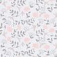 Lambs and Ivy Petals 3-Piece Crib Bedding Set in Mink Gray, Pink, Blush, Rose and White, , large