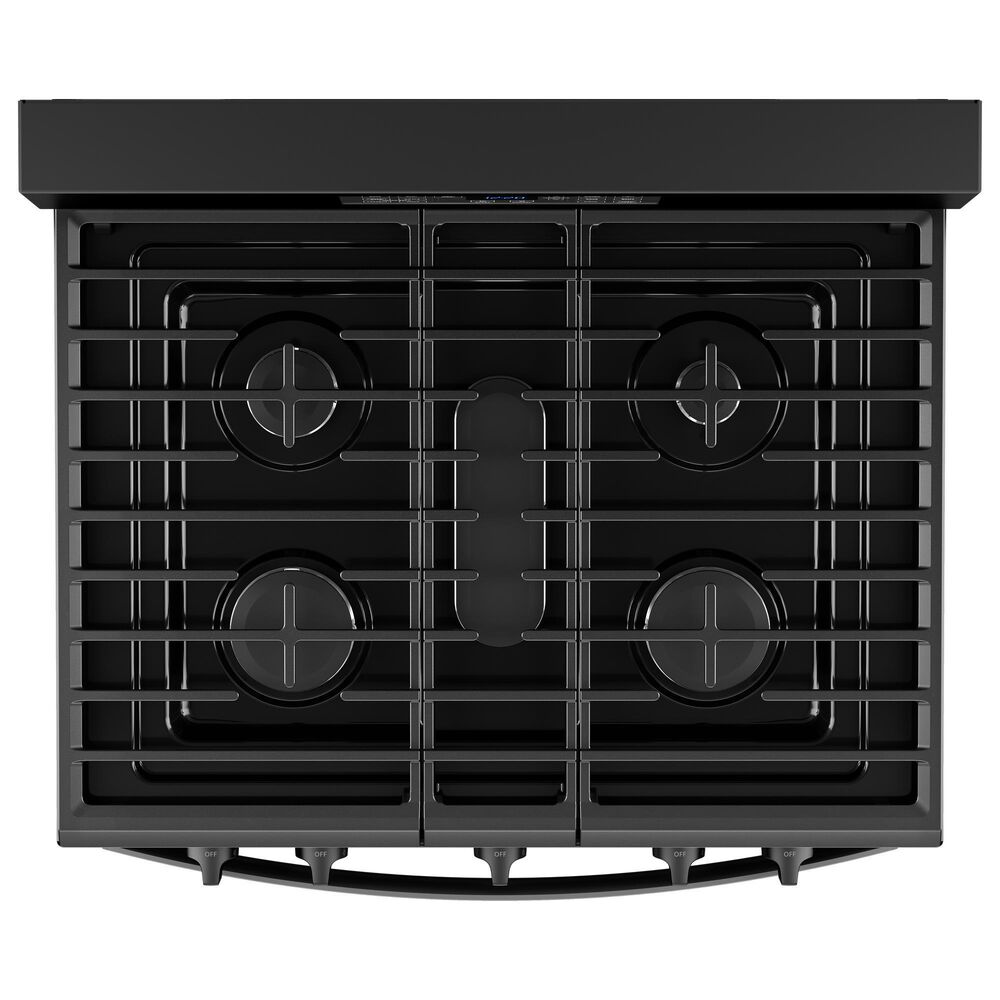 Whirlpool 5 Cu. Ft. Gas Range 5-in-1 Air Fry Oven in Black, , large