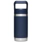 YETI Rambler Jr. 12. Oz Kids Water Bottle with Staw Cap in Navy, , large