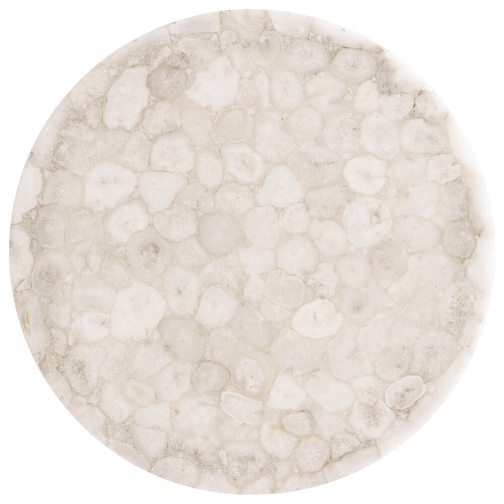Bernhardt Shimla Cocktail Table in White and German Silver, , large