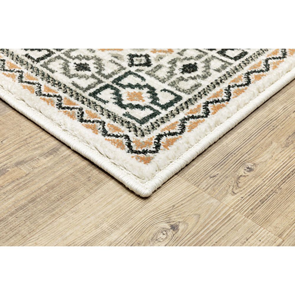 Oriental Weavers Georgia Southwest 640A0 9&#39;10&quot; x 12&#39;10&quot; Ivory Area Rug, , large