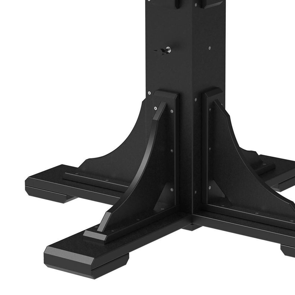 Amish Orchard 5-Piece Patio Counter Height Dining Set in Brazilian Walnut and Black, , large