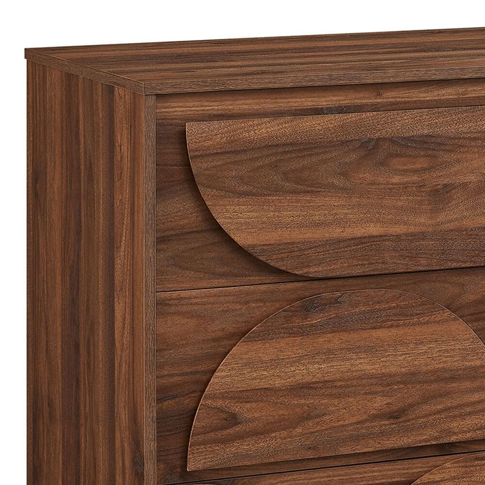 Modway Bulwark 6-Drawer Dresser in Walnut, , large