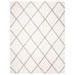 Safavieh Parma Shag PMA515A 8" x 10" Cream and Grey Area Rug, , large