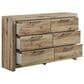 Ashley Hyanna Dresser and Mirror in Tan, , large