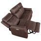 Steve Silver Valencia Power/Power Recliner Sofa in Walnut, , large
