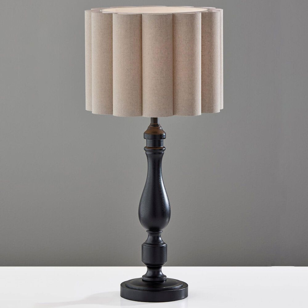 Adesso Claret Table Lamp in Black, , large