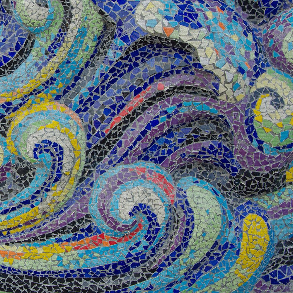 Dalyn Rug Company Seabreeze Abstract 6&#39; x 9&#39; Indigo Area Rug, , large