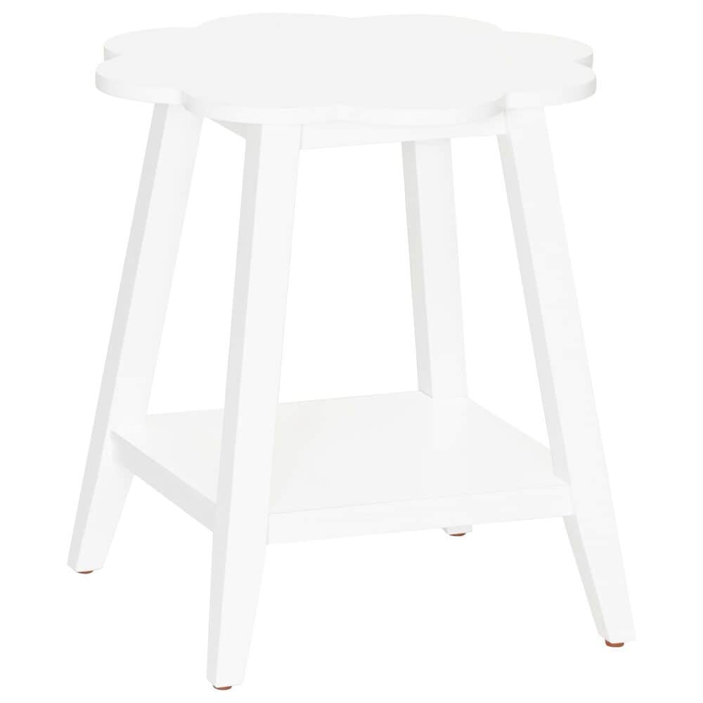 Linden Boulevard Petunia Side Table in White, , large