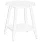Linden Boulevard Petunia Side Table in White, , large