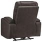 Ashley Schooner Rocks Power Recliner with Adjustable Headrest in Umber, , large