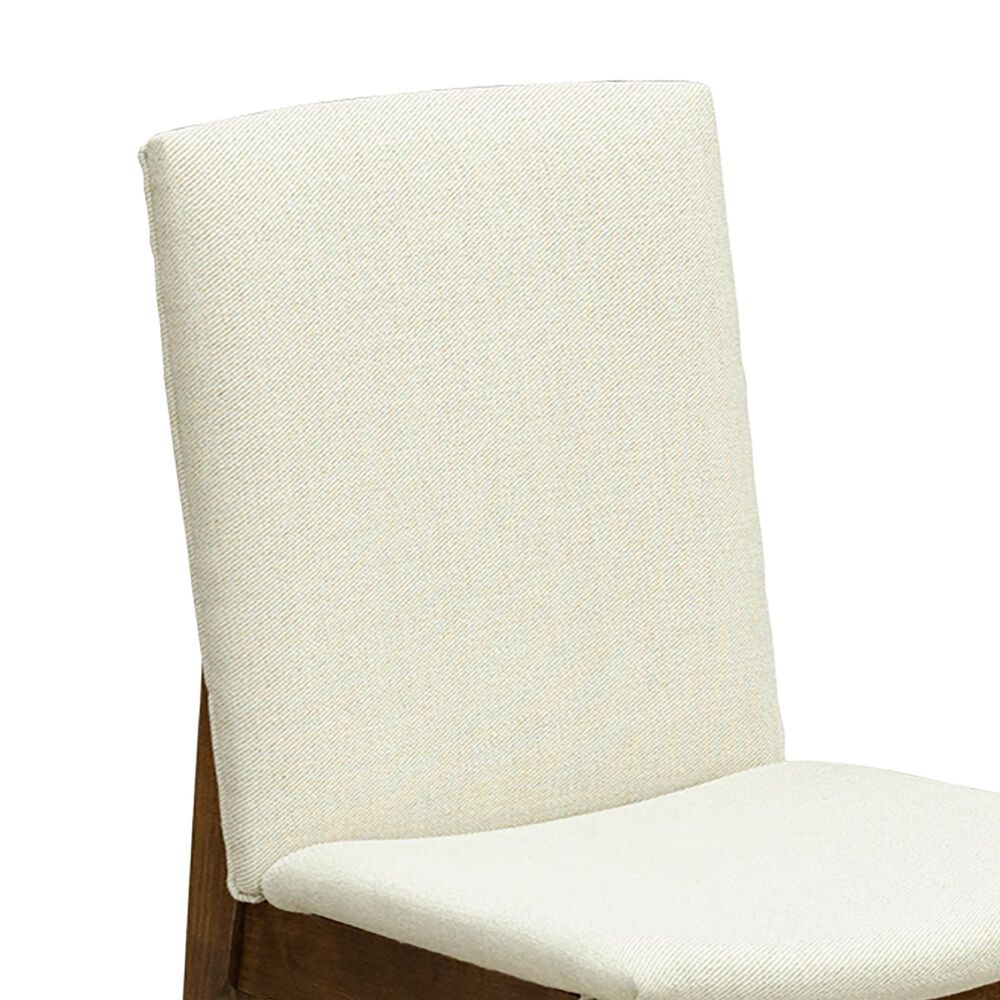 Fleming Furniture Co. Paramour Dining Side Chair in Avery Fabric and Walnut Finish, , large