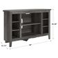 Ashley Arlenbry 48"" Corner TV Stand in Weathered Oak, , large