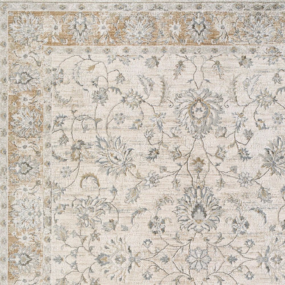 Surya Brunswick Light Gray, Cream, Medium Brown, Light Brown, Charcoal and Mustard 10' x 13'11" Area Rug, , large