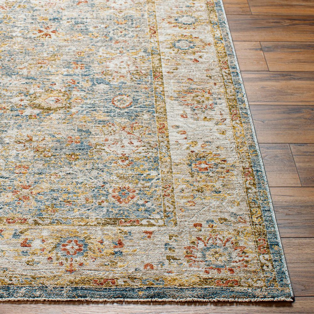 Surya Mona Lisa 10&#39; x 14&#39; Tan, Light Sage, Dark Blue, Mustard, Olive, Sage, Brick Red and Burgundy Area Rug, , large