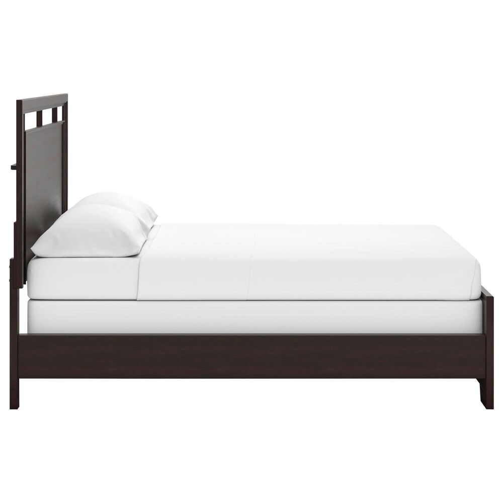 Ashley Covetown 4-Piece Cal King Bedroom Set in Dark Brown, , large