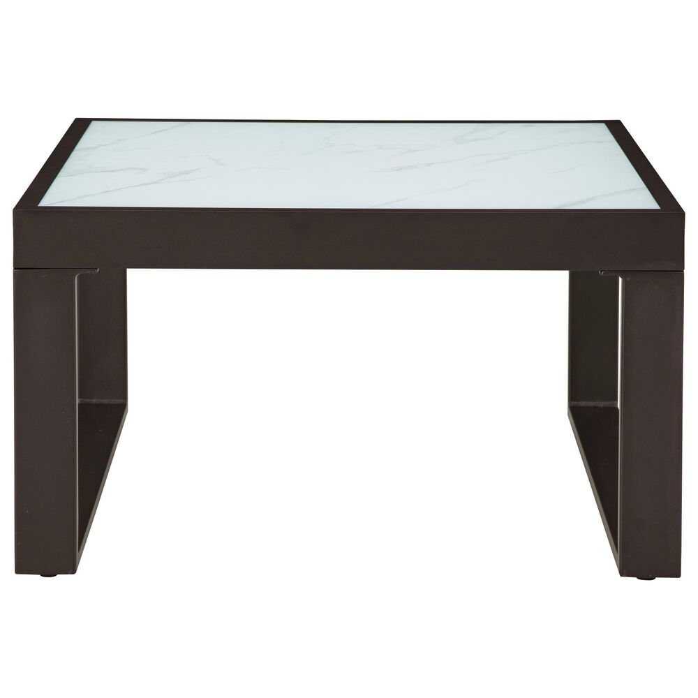 Ashley Beachloft 6-Piece Outdoor Sectional with Table in Gray, , large
