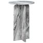 Ashley Keithwell Round Accent Table in Gray and White, , large