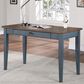 Wycliff Bay Fairmont Writing Table in Dusty Blue and Natural, , large