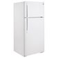 GE Appliances 16.6 Cu. Ft. Top-Freezer Frost Free Refrigerator in White, , large