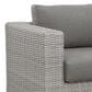 Steve Silver Co. Blakley Patio Swivel Chair in Dark Gray, , large