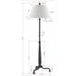 Southern Lighting Rudy Floor Lamp in Black, , large