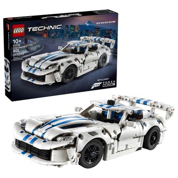 LEGO Technic Dodge Viper GTS-R Sports Car Building Set, , large