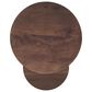 Coaster Yency 2-Piece Round Nesting Table Set in Dark Brown, , large