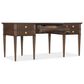 Hooker Furniture Diplomat Writing Desk in Dark Figured Walnut, , large