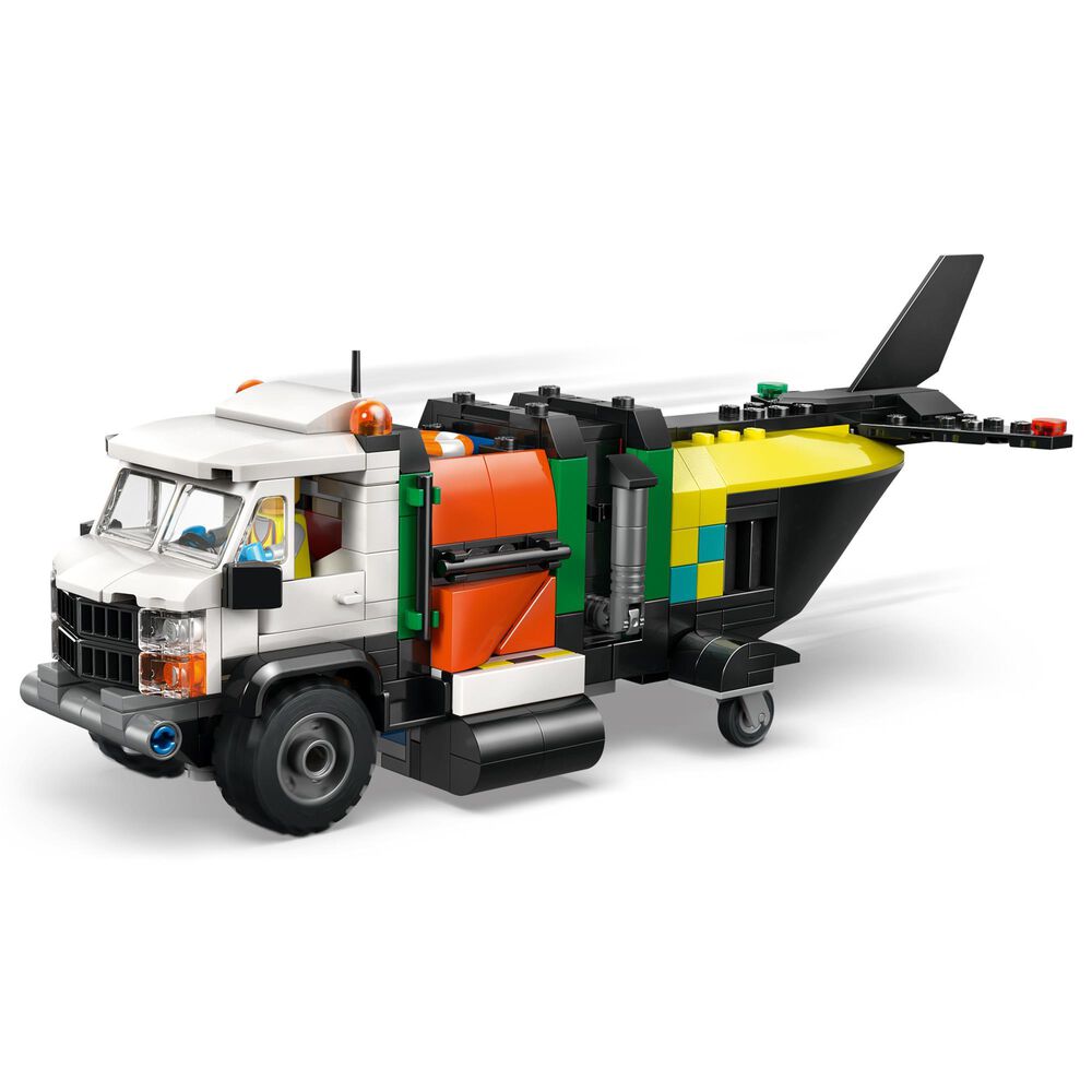 LEGO City Airplane, Service Truck and Hovercraft Remix Building Set, , large