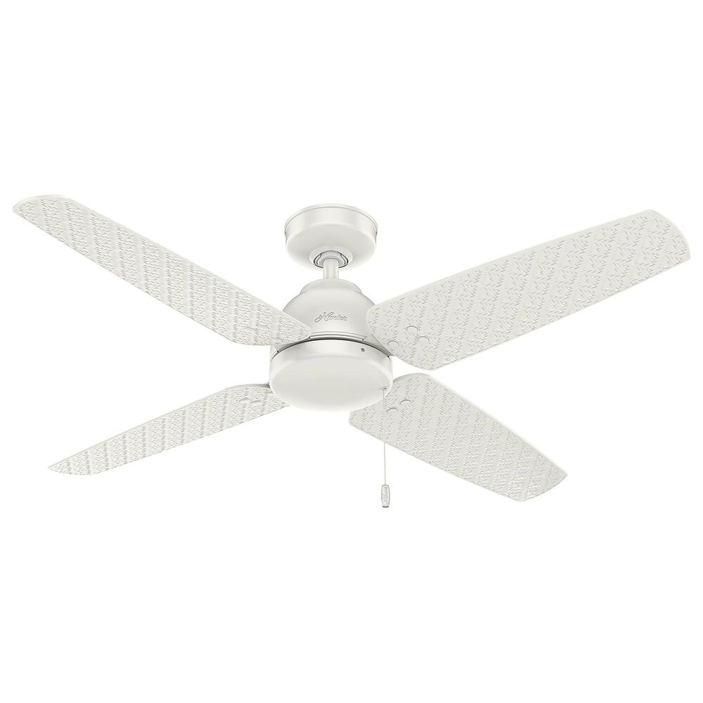 Hunter Sunnyvale 52" Outdoor Ceiling Fan in Fresh White, , large