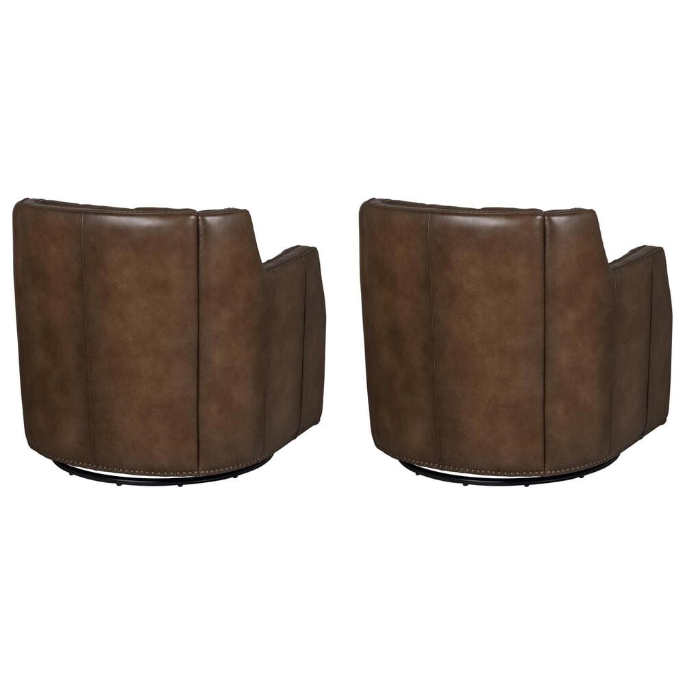 Hydeline Laredo Swivel Chair in Aged Maple (Set of 2), , large