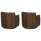 Hydeline Laredo Swivel Chair in Aged Maple (Set of 2), , large