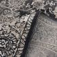Central Oriental Adore Laney 5" x 7"6" Black and Beige Area Rug, , large