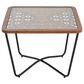 Hearth and Haven Modern Square Coffee Table in Brown and Black, , large