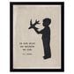 Antique Curiosities 12"x16" Black and White Child Silhouette, , large