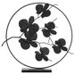Maple and Jade Leaves Sculpture in Black, , large