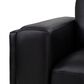 Italiano Furniture Luca Stationary Loveseat in Black, , large