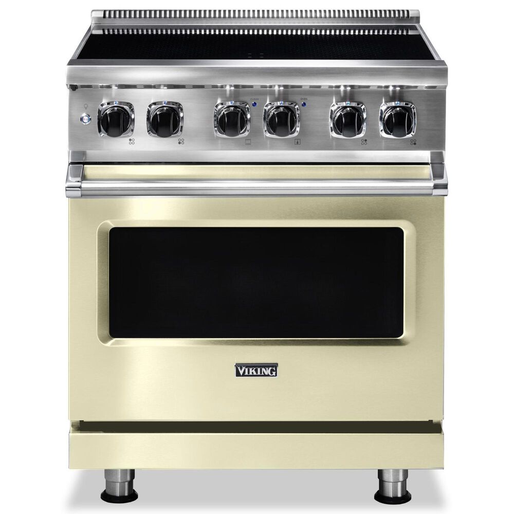 Viking Range 30" Induction Range with 4 Elements in Vanilla Cream, , large