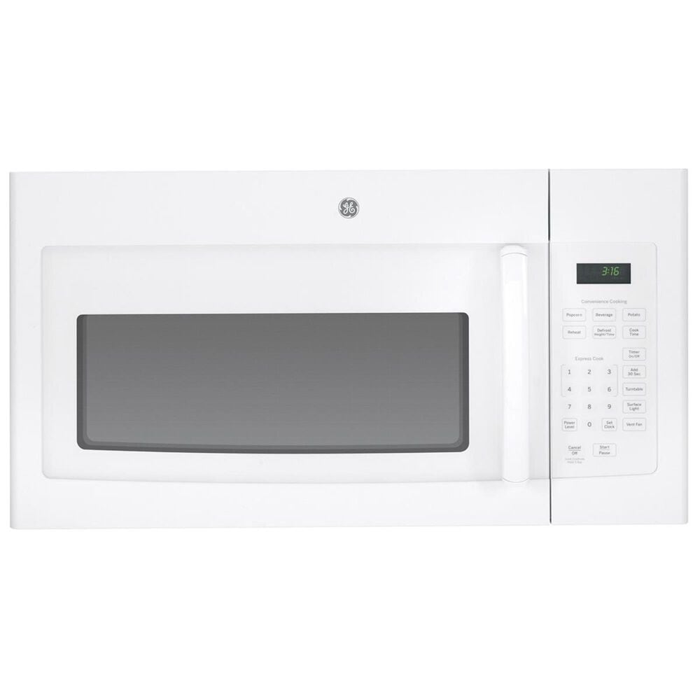 GE Appliances 1.6 Cu. Ft. Over the Range Microwave Oven with 1000 Watts in White, , large