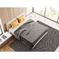 Radici USA Bellissima 010 8" x 10" Charcoal Area Rug, , large